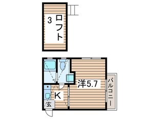 サンクレールⅤの物件間取画像